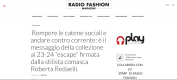 Radio Fashion Magazine 26 settembre 2023 la nuova collezione AI 23.-24 Escape