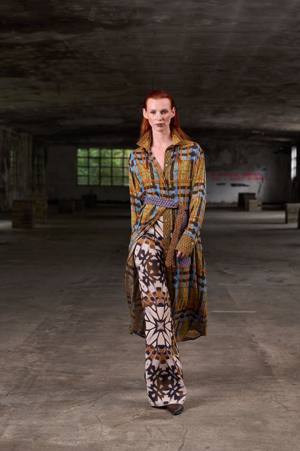 Roberta Redaelli AI 2026-27 PAPILIO, RSA161 pantaloni a zampa in verbania stampa papilio