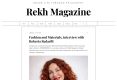 rekh magazine 21 APRILE 2026, Roberta Redaelli PE 2026 TRASAPRENZE 