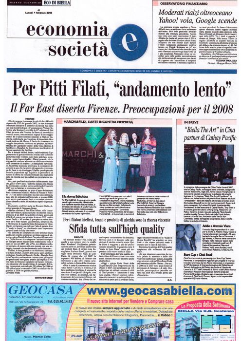 Eco di Biella 4 Febbraio 2006 Roberta Redaelli