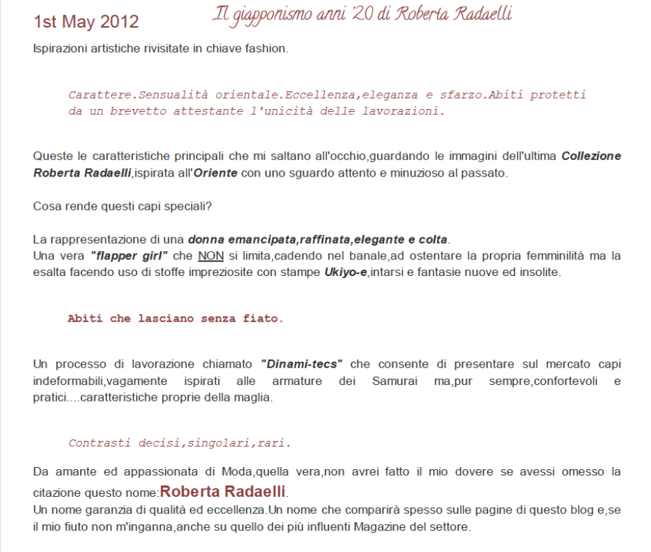 Federica Antonella Giorgia 1 maggio 2012 Roberta Redaelli pe Giapponismo