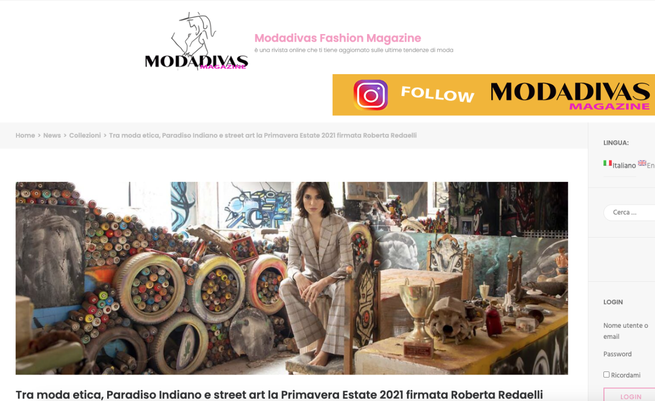 14 aprile 2021 modadivas magazine Paradiso Indiano Primavera Estate 2021 firmata Roberta Redaelli