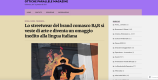 Ottiche parallele Magazine - R4R nuova collezione tra mitologia romana, arte italica e lingua italina
