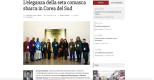 La spola - Roberta Redaelli ambasciatrice del distretto serico e tessile comasco alla Jinju Traditional crafts biennale 20233